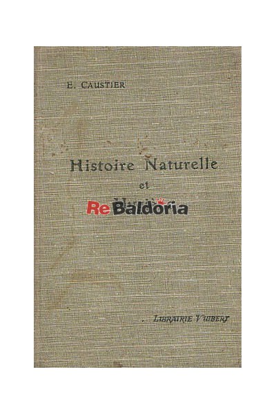 Histoire naturelle (anatomie, physiologie, paléontologie) et hygiène