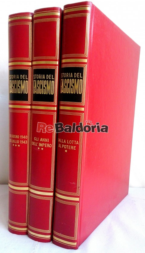 Storia del Fascismo Opera completa in 3 volumi - Enzo Biagi, Luigi Garonzi  - SADEA - Della Volpe Efitori - Libreria Re Baldoria