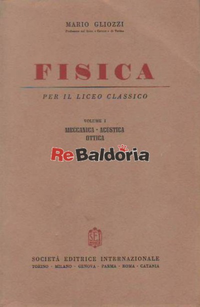 Fisica Volume 1°