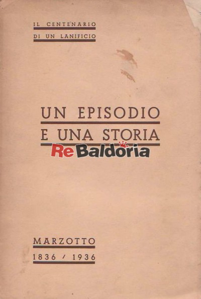 Un episodio e una storia