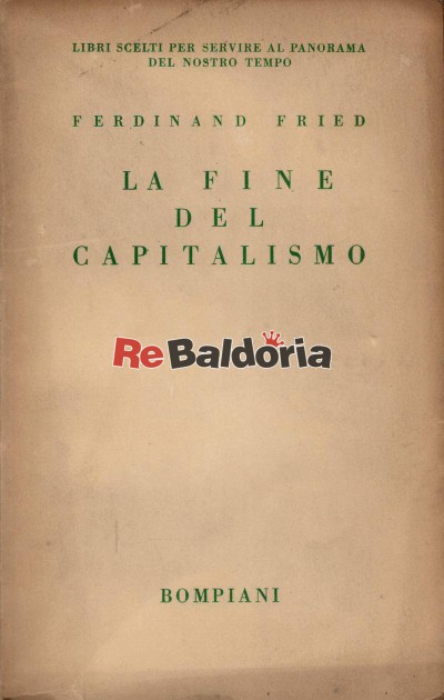 La fine del Capitalismo