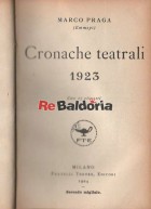 Cronache teatrali 1923