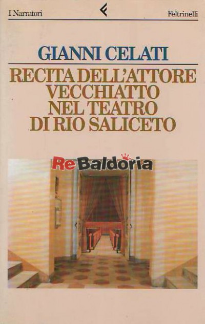 Recita dell'attore Vecchiatto nel Teatro di Rio Saliceto