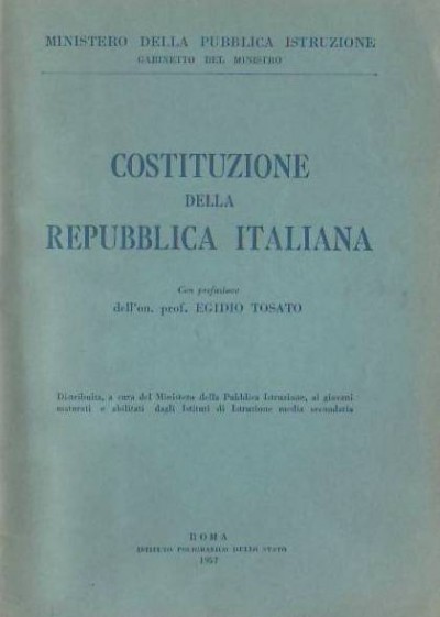 Costituzione della Repubblica italiana