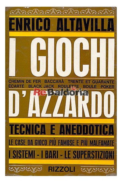 I giochi d'azzardo