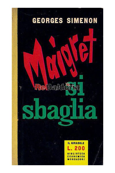 Maigret si sbaglia