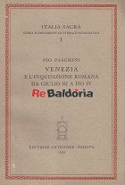 Venezia e l'inquisizione romana da Giulio III a Pio IV