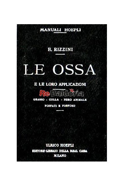 Le ossa e le loro applicazioni nelle industrie meccaniche e chimiche